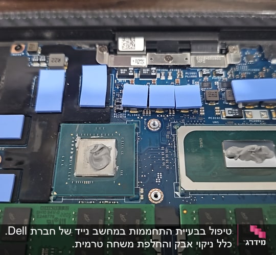לוח אם עם רכיבים אלקטרוניים ומעבדים